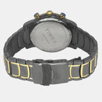 E Class Men Quartz Black Dial Multi-Function Stainless Steel Watch TWEG20208