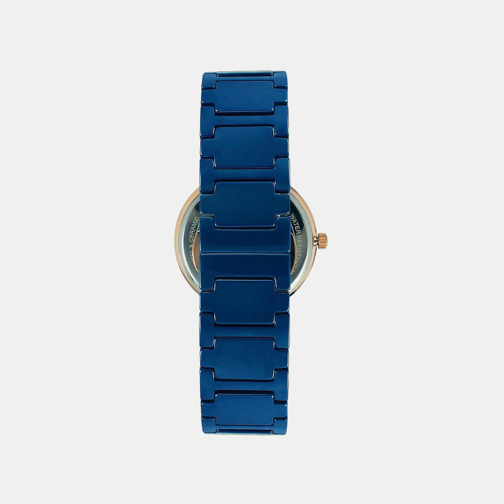 Men Quartz Blue Dial Analog Ceramic Watch TWEG21201