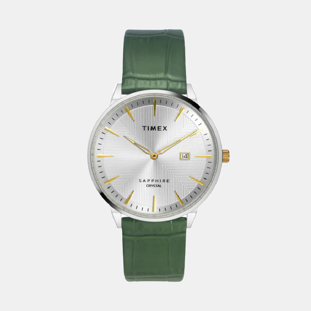 Fashion Men Quartz Dial Analog Leather Watch TWEG21900