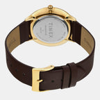 Fashion Men Quartz Dial Analog Leather Watch TWEG22103