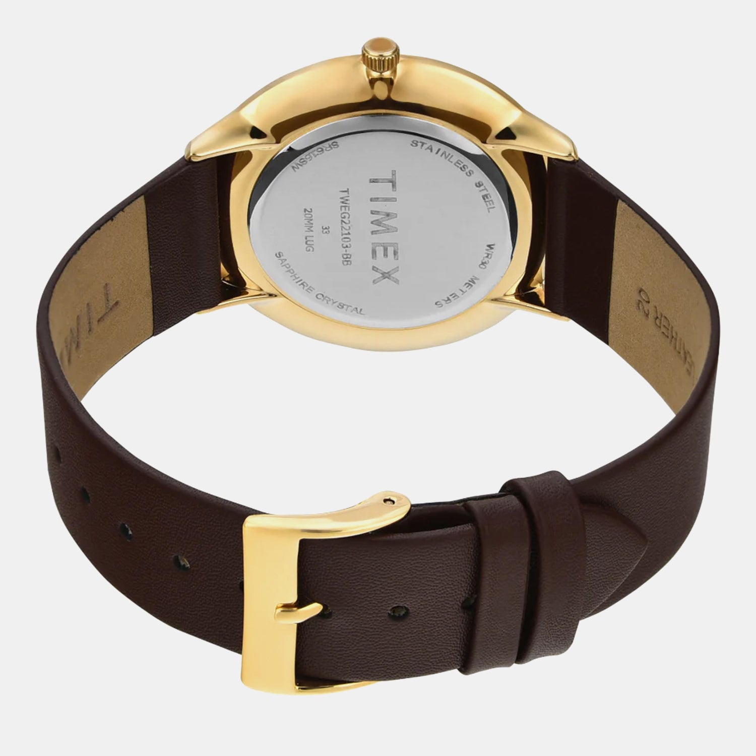 Fashion Men Quartz Dial Analog Leather Watch TWEG22103