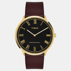 Fashion Men Quartz Dial Analog Leather Watch TWEG22103