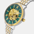 Signio Men Automatic Green Dial Analog Stainless Steel Watch TWEG23504