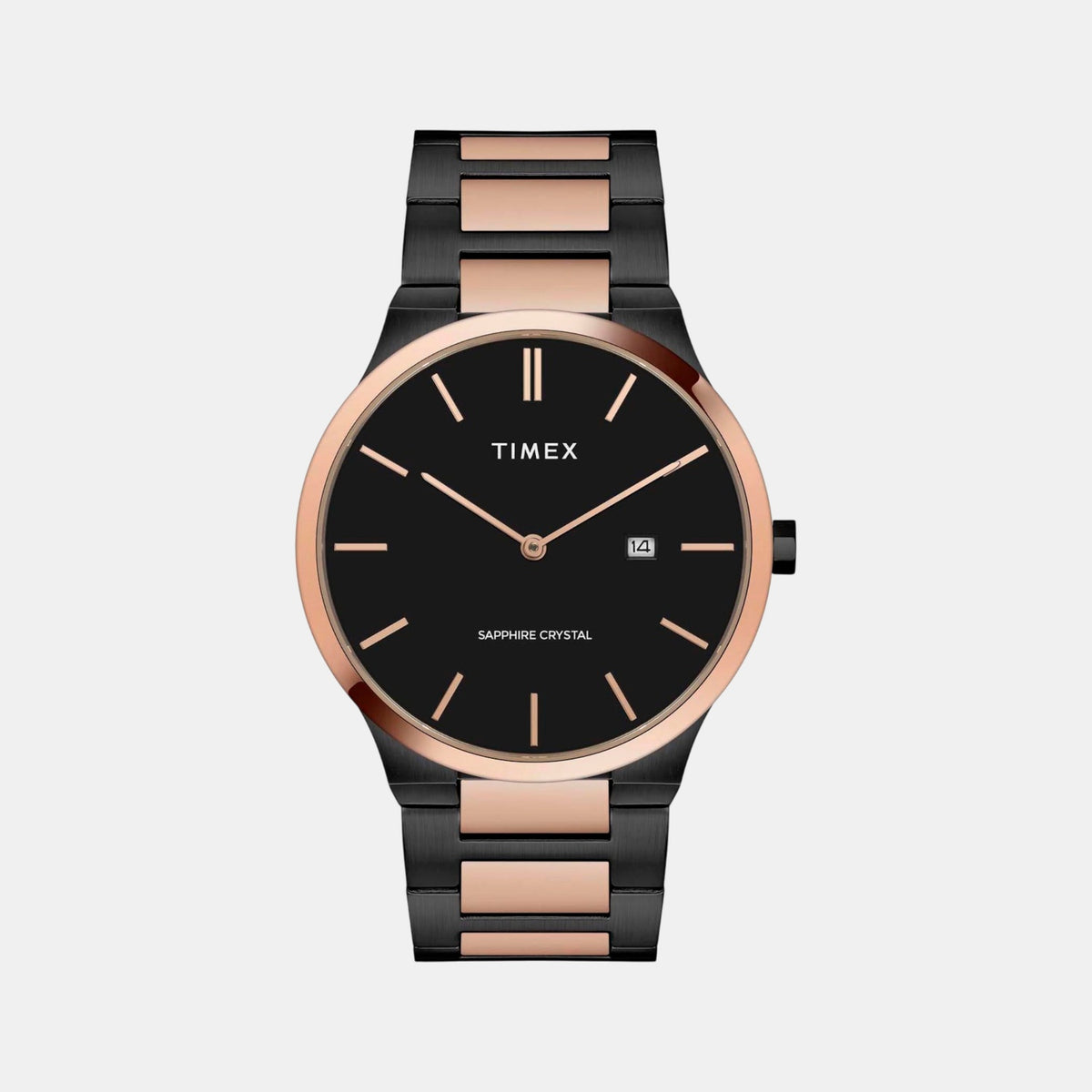 Signio Men Quartz Black Dial Analog Stainless Steel Watch TWEG23601