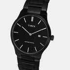 E Class Men Quartz Black Dial Analog Stainless Steel Watch TWEG23603