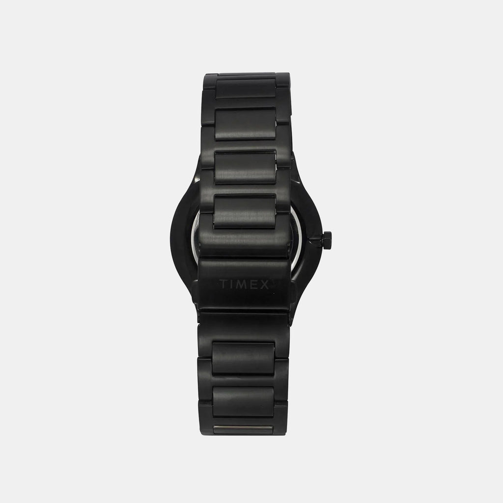 E Class Men Quartz Black Dial Analog Stainless Steel Watch TWEG23603