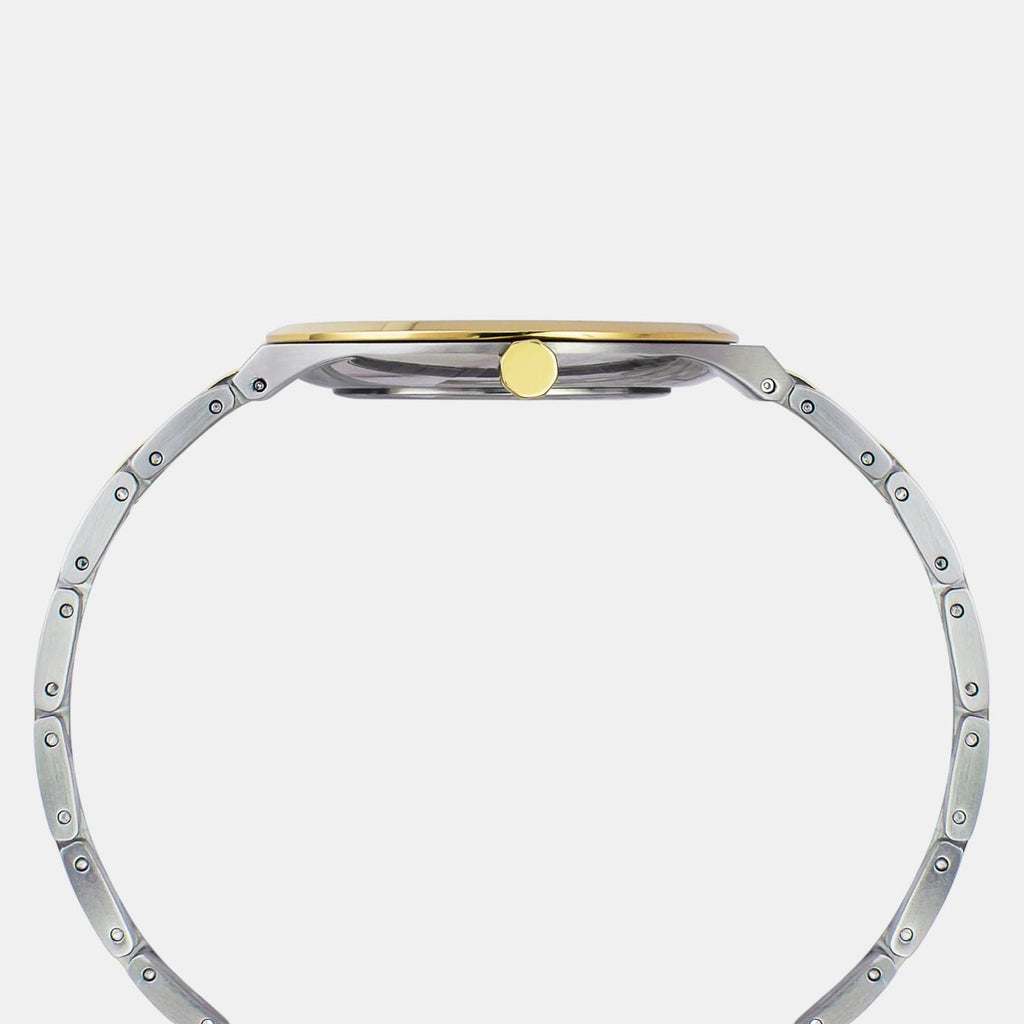 Fashion Men Quartz White Dial Analog Stainless Steel Watch TWEG23606