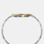 Fashion Men Quartz White Dial Analog Stainless Steel Watch TWEG23606