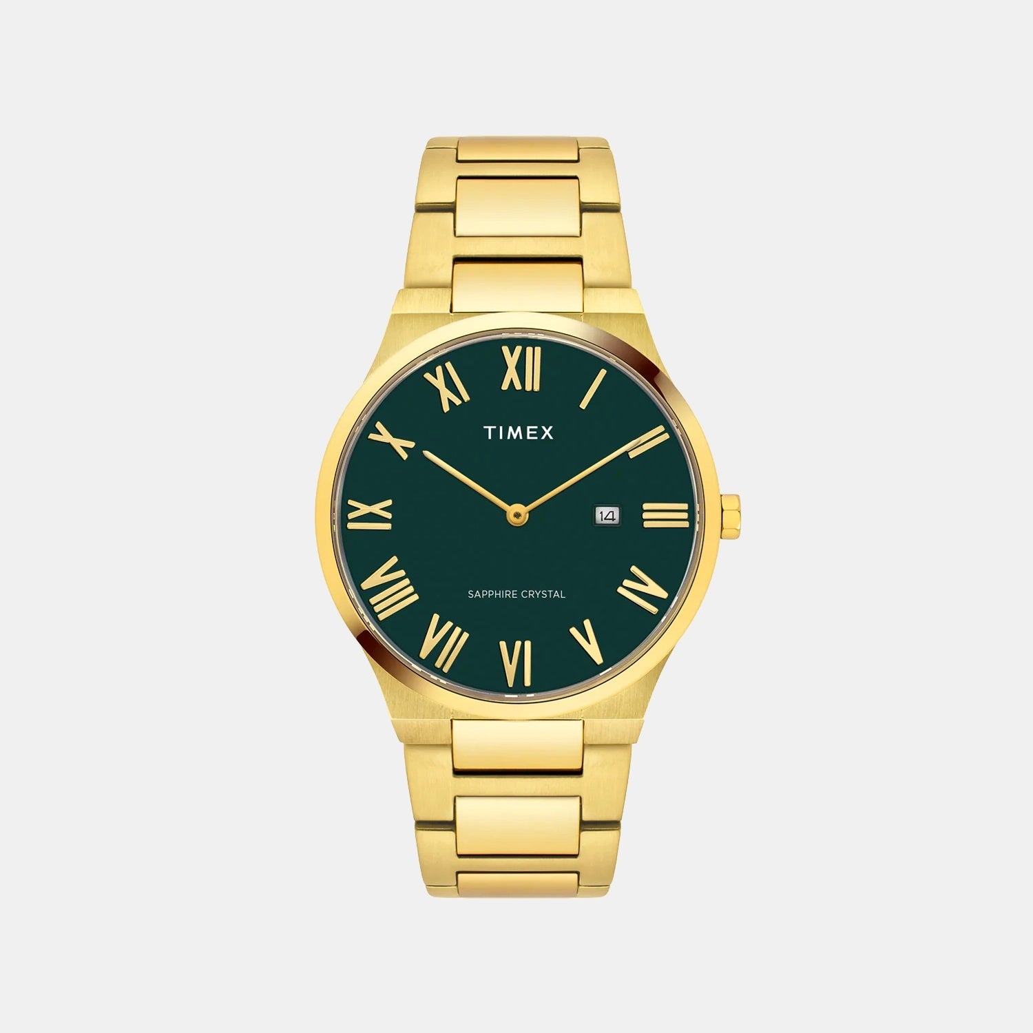 Signio Men Quartz Green Dial Analog Stainless Steel Watch TWEG23608