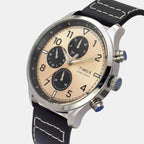 Trendline Men Quartz Copper Dial Multi-Function Leather Watch TWEG23900