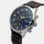 Trendline Men Quartz Blue Dial Multi-Function Leather Watch TWEG23901