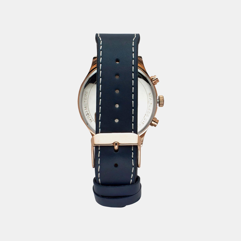Trendline Men Quartz Dial Multi-Function Leather Watch TWEG23902
