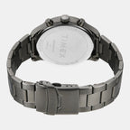 Fashion Men Quartz Green Dial Multi-Function Stainless Steel Watch TWEG23903