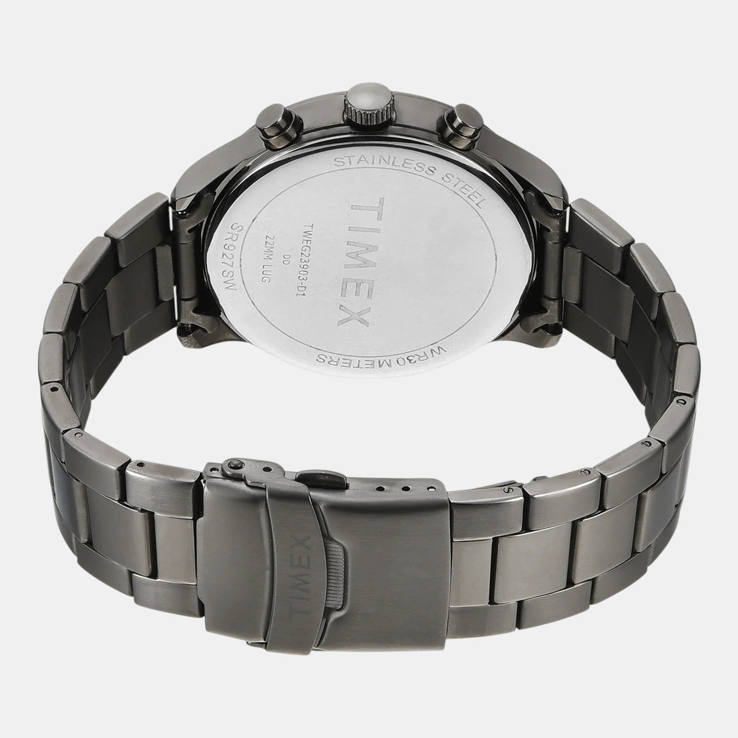 Fashion Men Quartz Green Dial Multi-Function Stainless Steel Watch TWEG23903