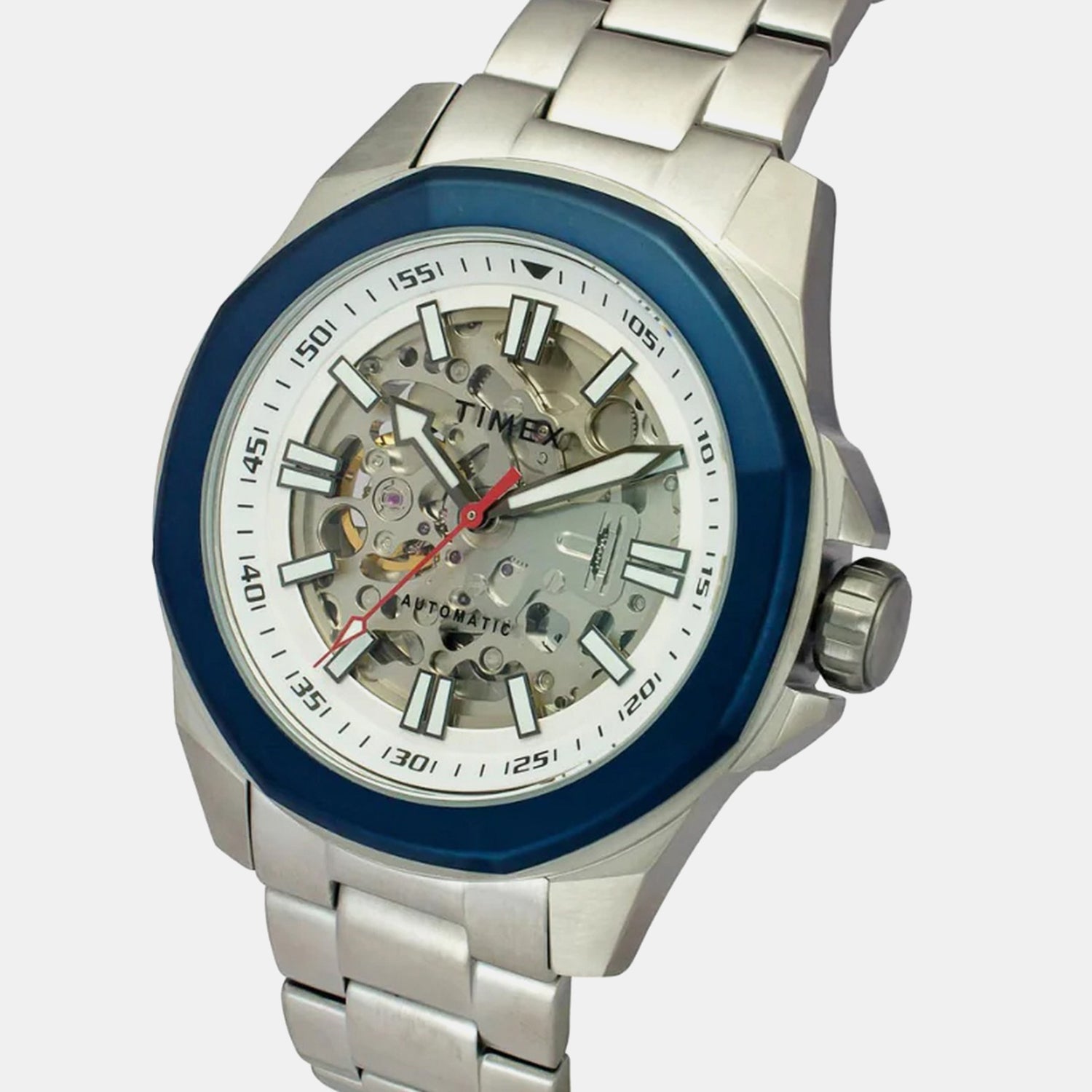 E Class Men Automatic Silver Dial Analog Stainless Steel Watch TWEG24100