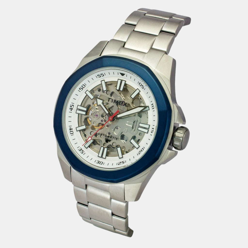 E Class Men Automatic Silver Dial Analog Stainless Steel Watch TWEG24100