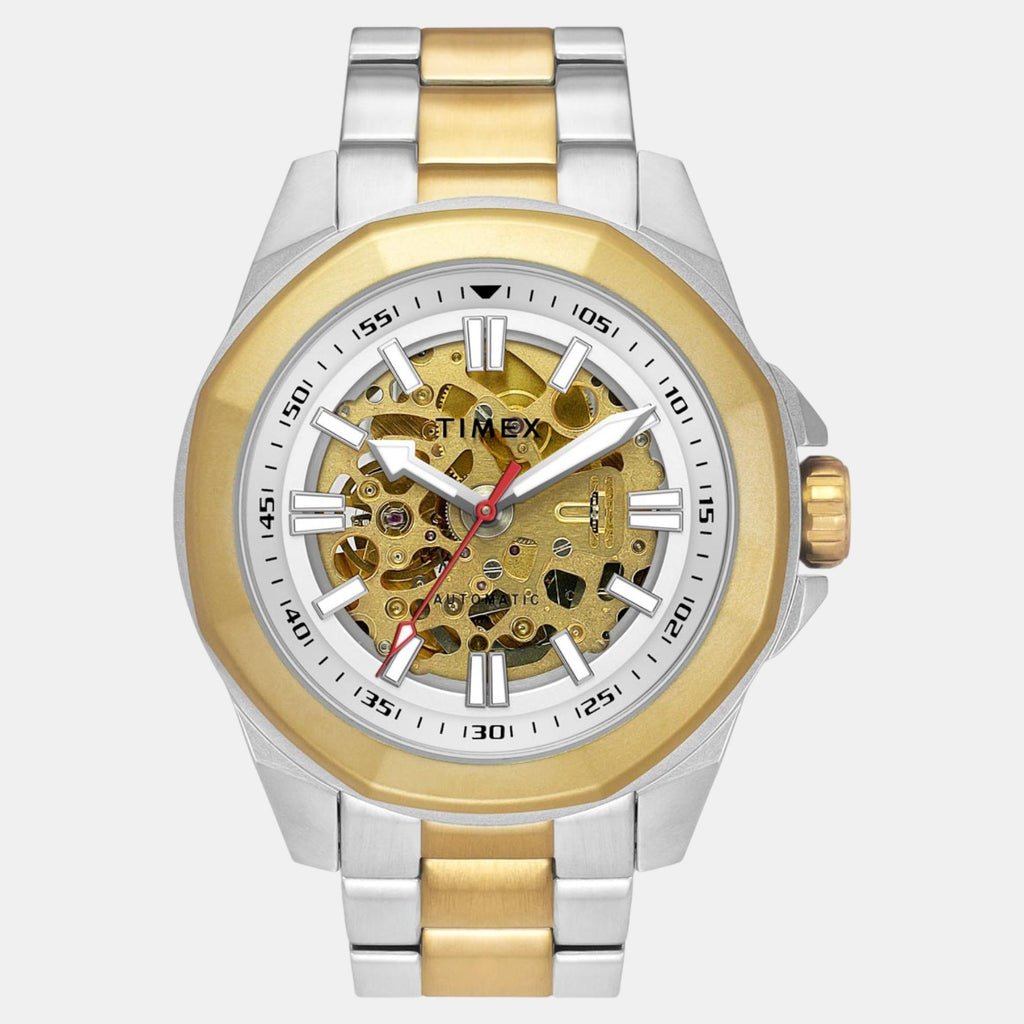 E Class Men Automatic Silver Dial Analog Stainless Steel Watch TWEG24101