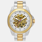 E Class Men Automatic Silver Dial Analog Stainless Steel Watch TWEG24101