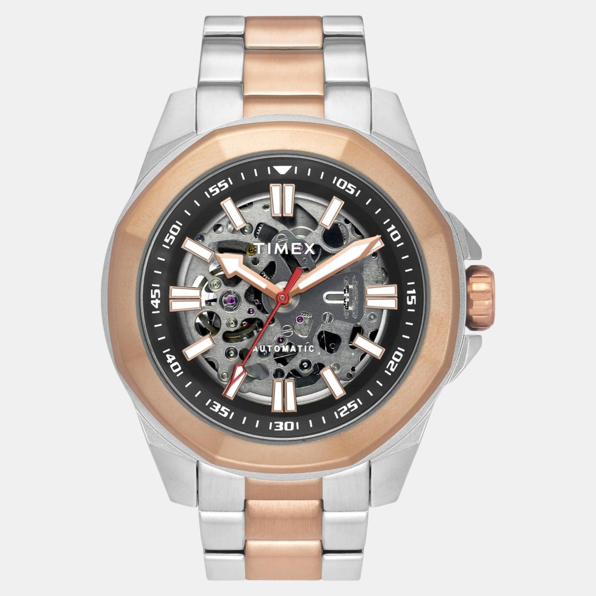 E Class Men Automatic Black Dial Analog Stainless Steel Watch TWEG24102