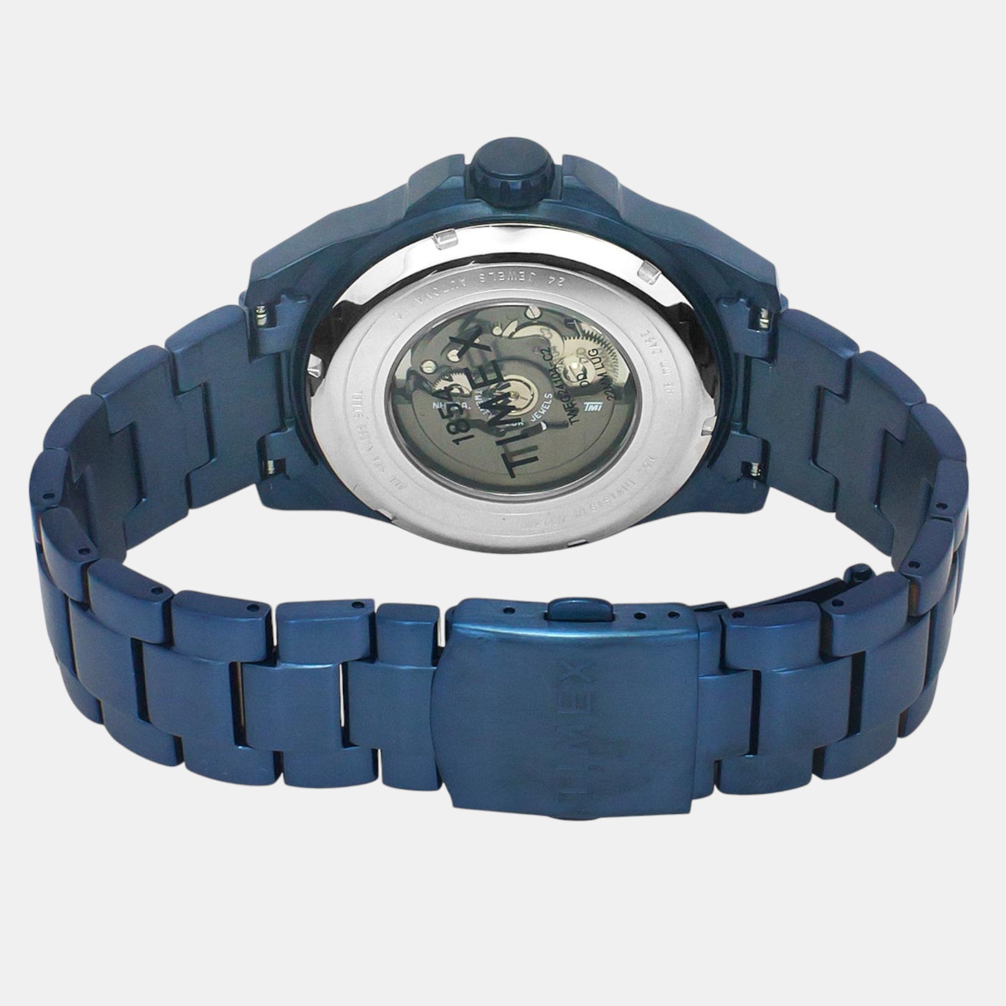 E Class Men Automatic Blue Dial Analog Stainless Steel Watch TWEG24104