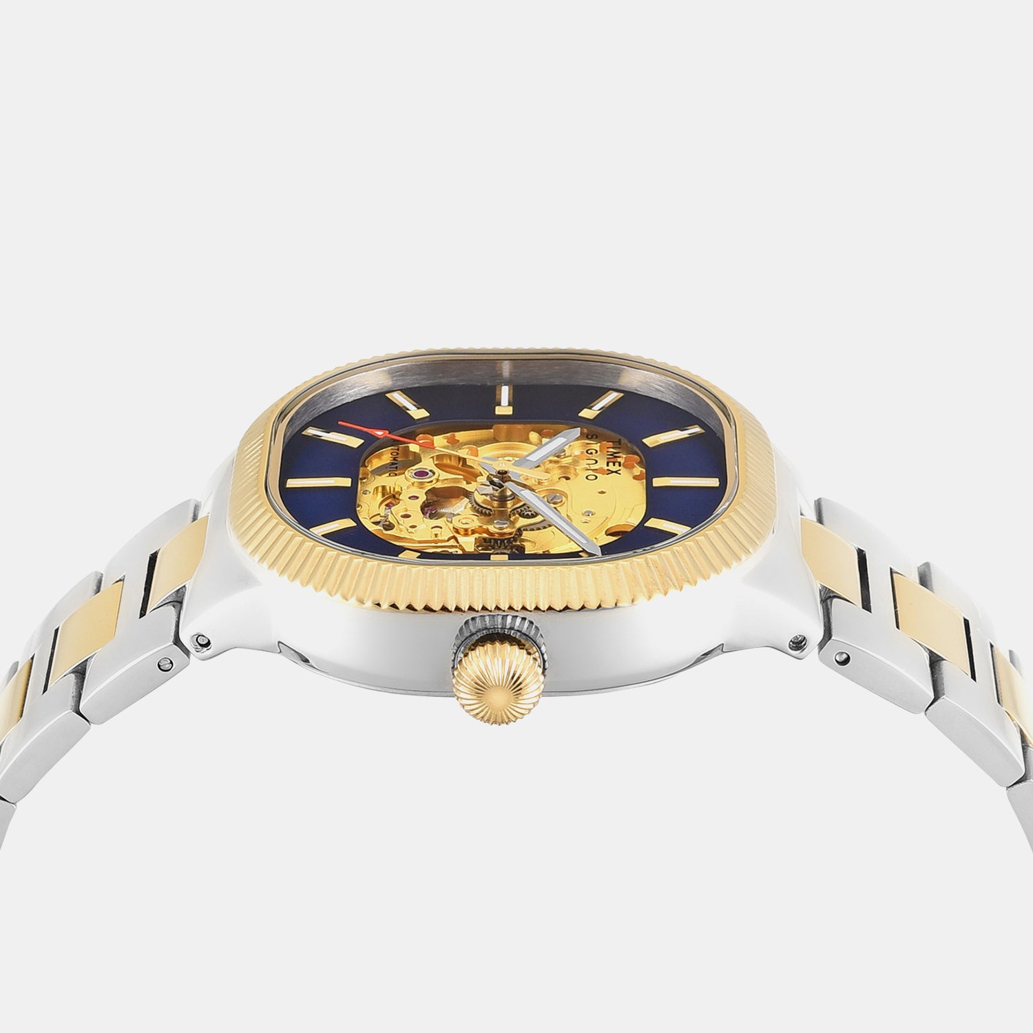 Signio Men Automatic Blue Dial Analog Stainless Steel Watch TWEG24700