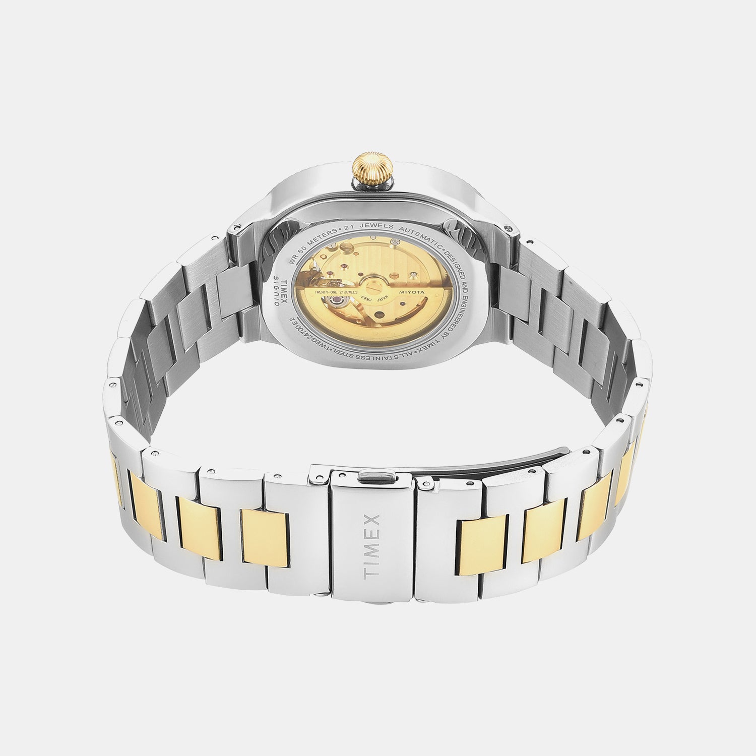 Signio Men Automatic Blue Dial Analog Stainless Steel Watch TWEG24700