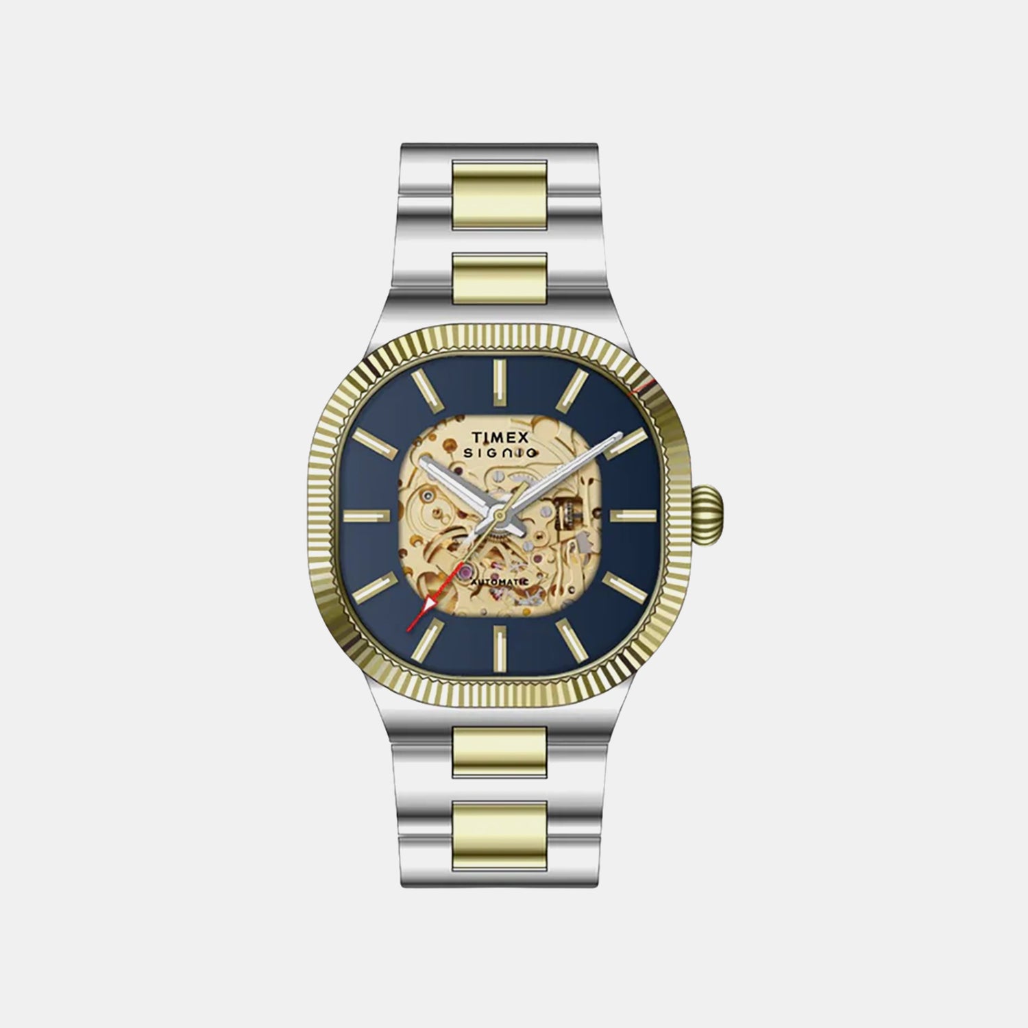 Signio Men Automatic Blue Dial Analog Stainless Steel Watch TWEG24700