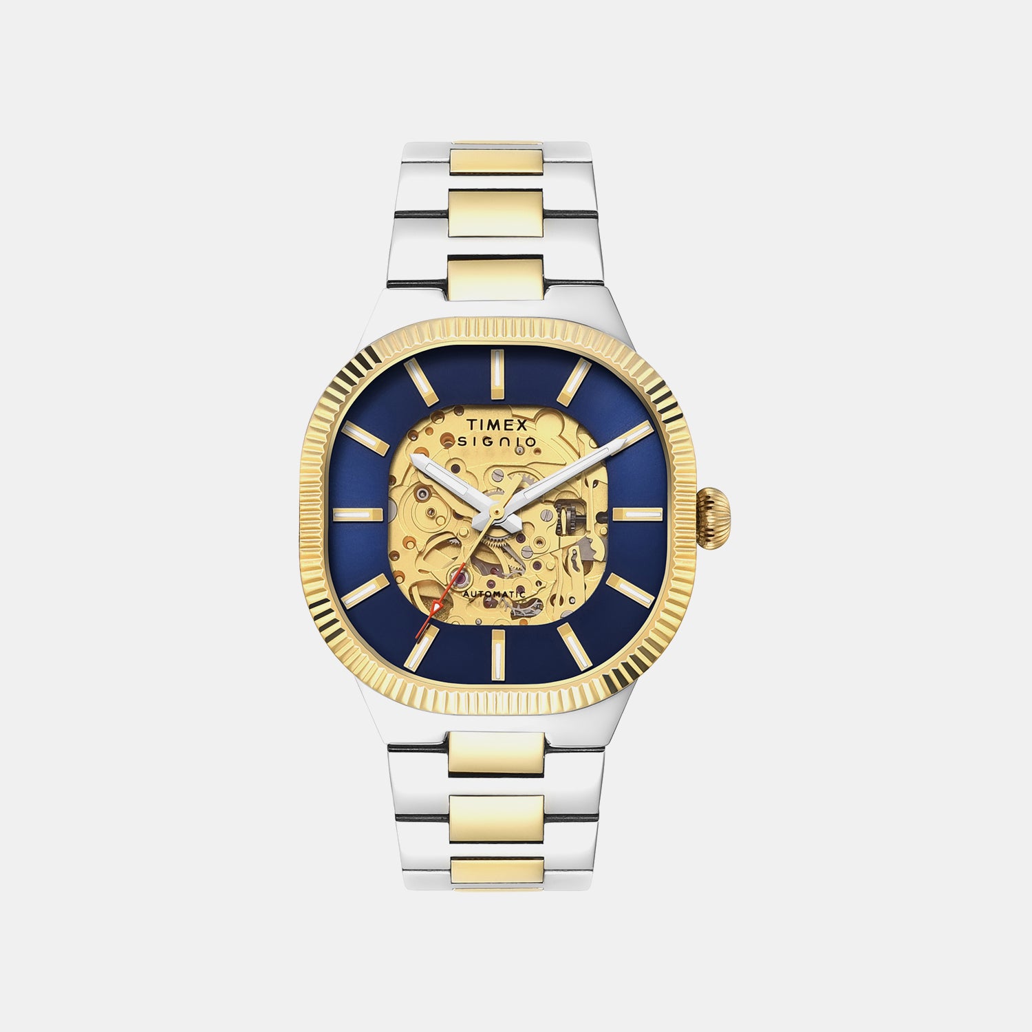 Signio Men Automatic Blue Dial Analog Stainless Steel Watch TWEG24700