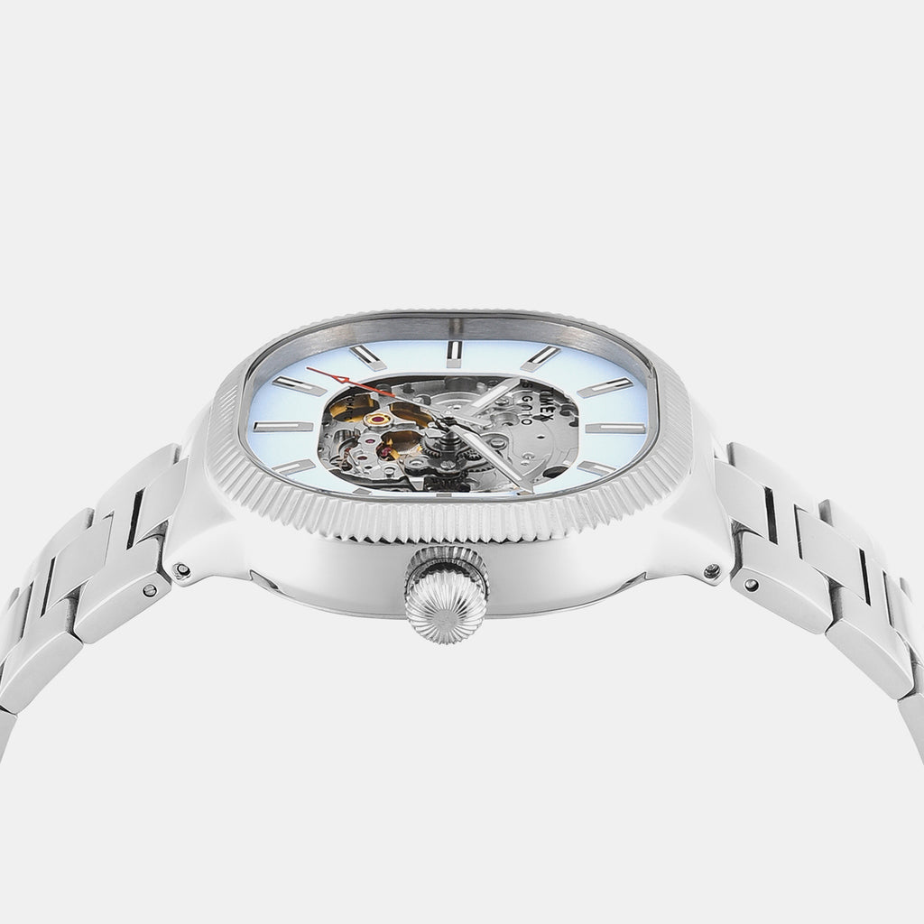 Signio Men Automatic Blue Dial Analog Stainless Steel Watch TWEG24701