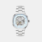 Signio Men Automatic Blue Dial Analog Stainless Steel Watch TWEG24701