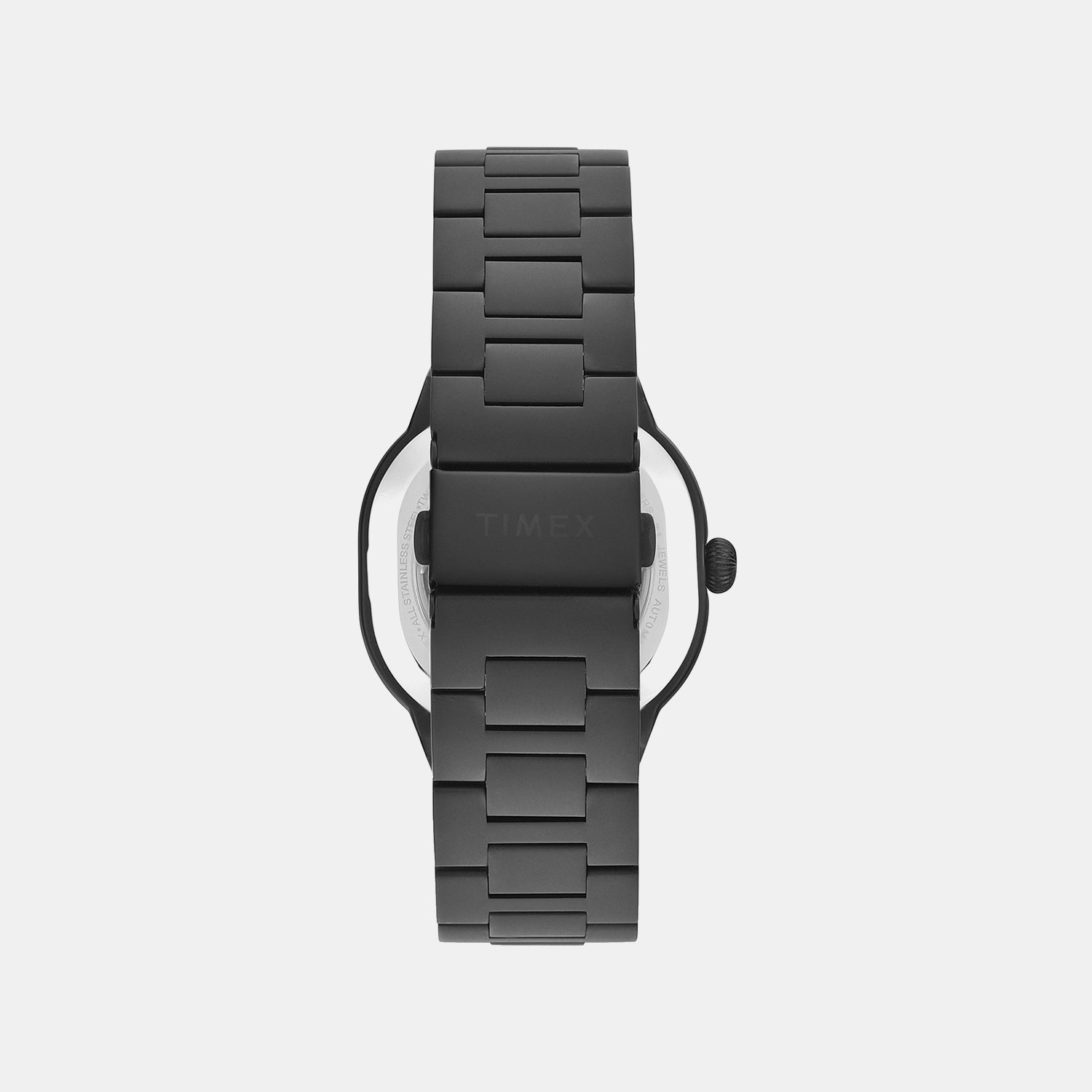 Signio Men Automatic Black Dial Analog Stainless Steel Watch TWEG24702