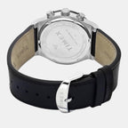 E Class Men Quartz Black Dial Chronograph Leather Watch TWEG24800