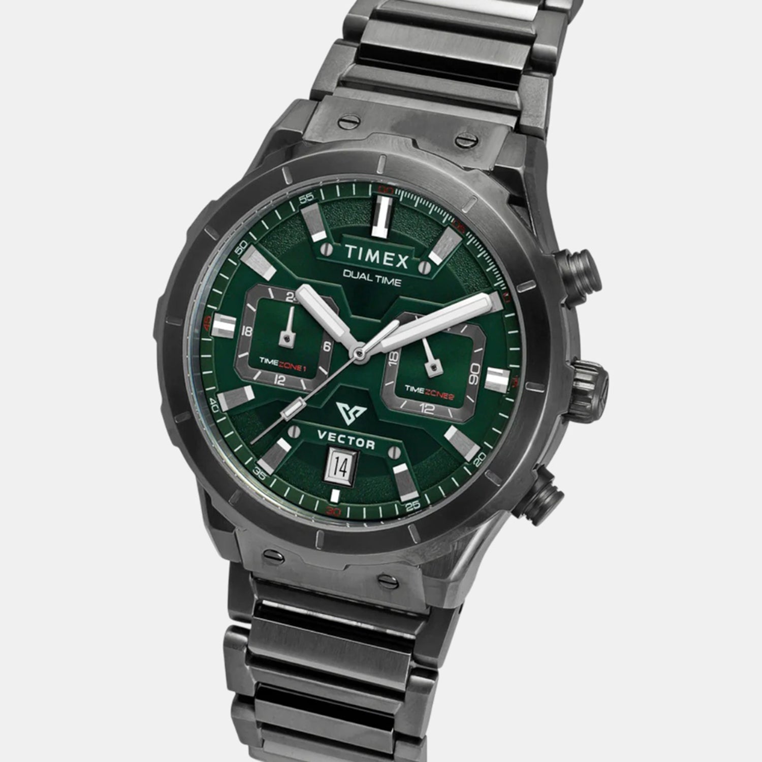 Vector Men Quartz Dial Chronograph Stainless Steel Watch TWEG24802