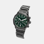 E Class Men Quartz Green Dial Chronograph Stainless Steel Watch TWEG24802
