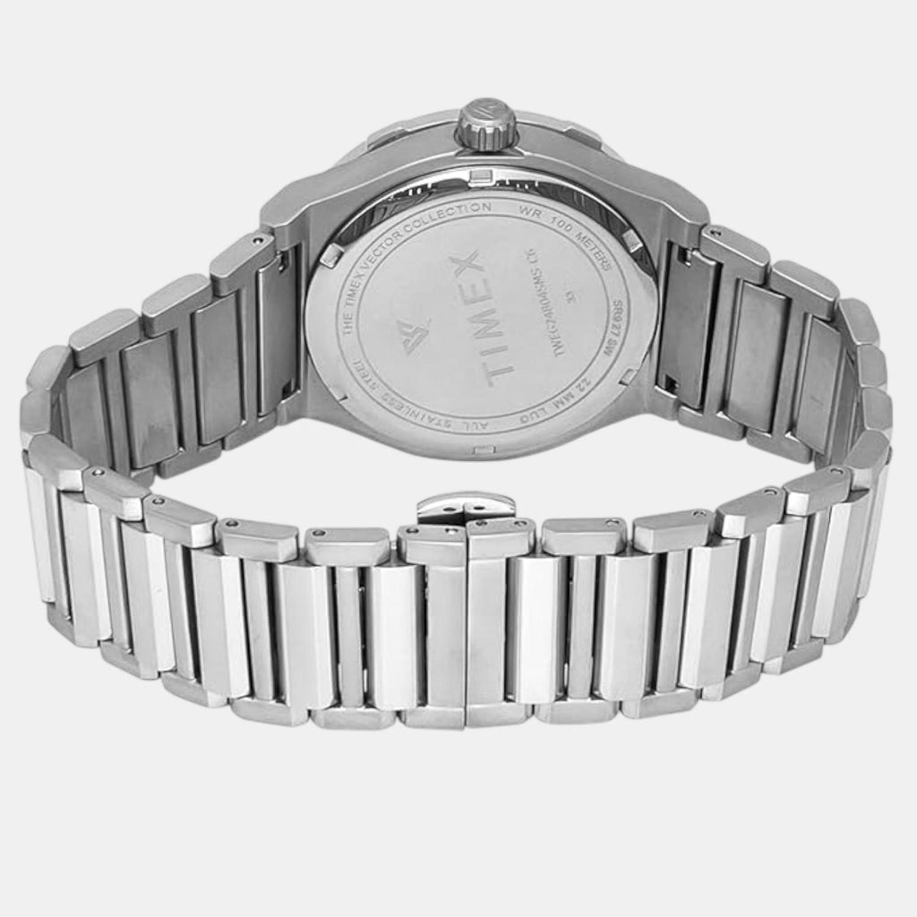 E Class Men Quartz Champagne Dial Analog Stainless Steel Watch TWEG24803