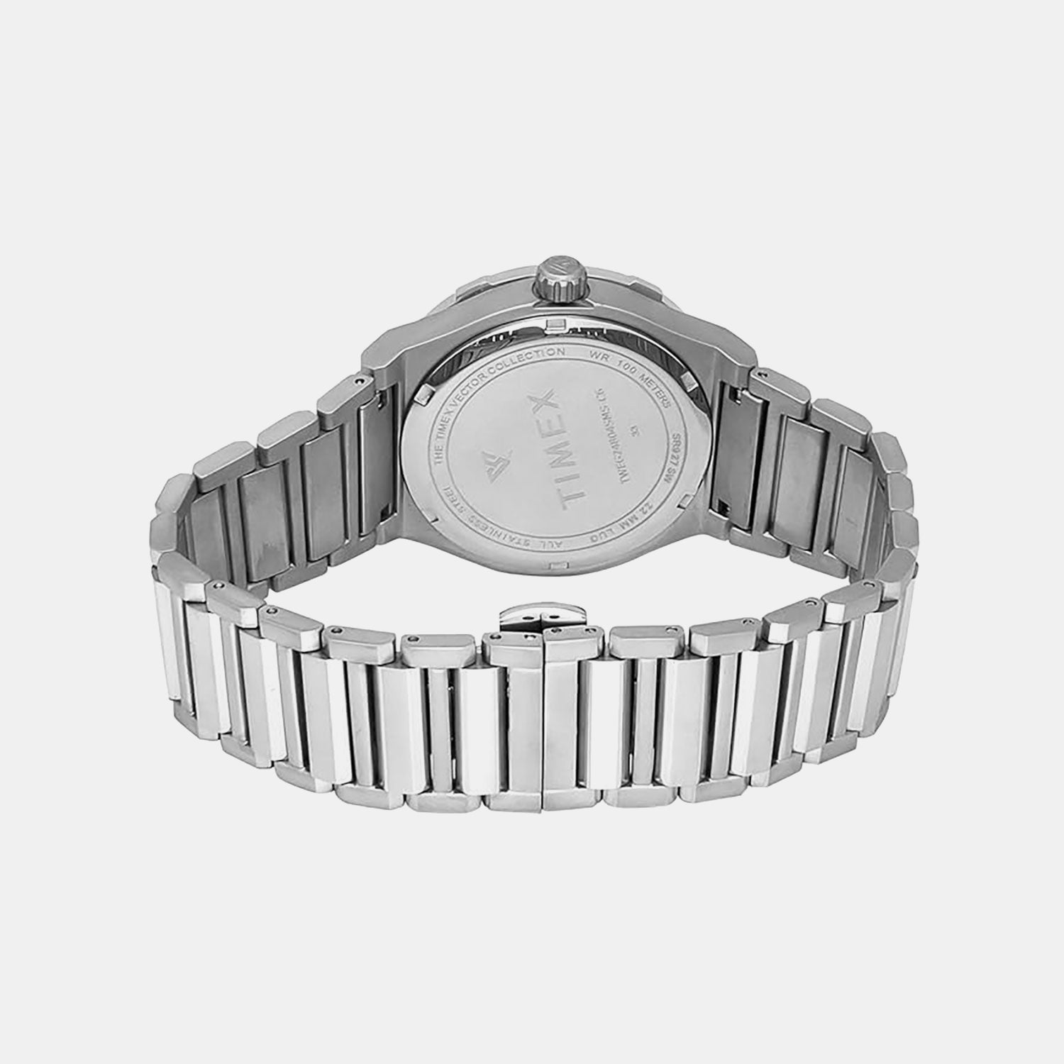 E Class Men Quartz Black Dial Analog Stainless Steel Watch TWEG24805