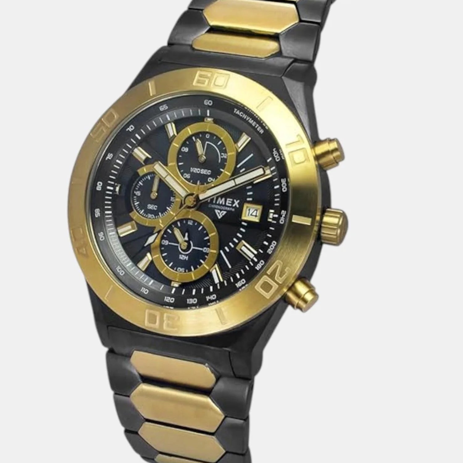 Vector Men Quartz Grey Dial Chronograph Stainless Steel Watch TWEG24901