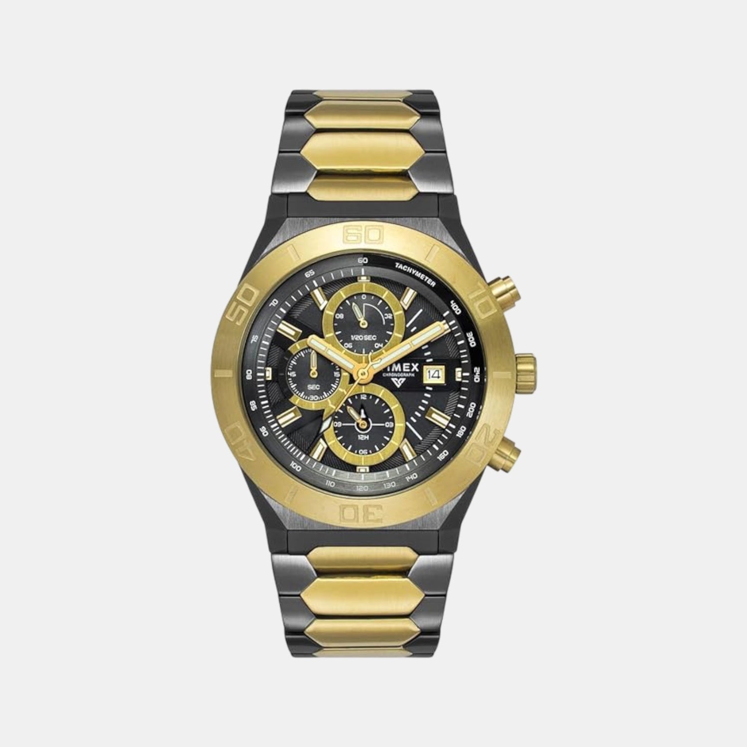 E Class Men Quartz Grey Dial Chronograph Stainless Steel Watch TWEG24901