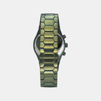 E Class Men Quartz Green Dial Chronograph Stainless Steel Watch TWEG24903