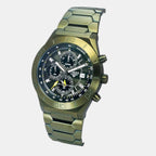 E Class Men Quartz Green Dial Chronograph Stainless Steel Watch TWEG24903
