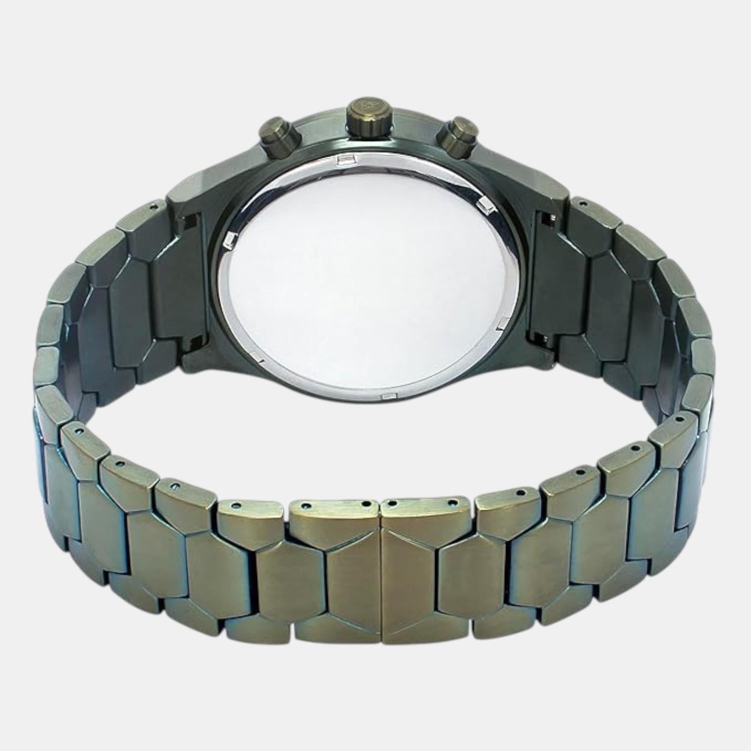 E Class Men Quartz Green Dial Chronograph Stainless Steel Watch TWEG24903