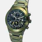 E Class Men Quartz Green Dial Chronograph Stainless Steel Watch TWEG24903
