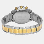 E Class Men Quartz Silver Dial Multi-Function Stainless Steel Watch TWEG25001