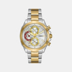 E Class Men Quartz Silver Dial Multi-Function Stainless Steel Watch TWEG25001