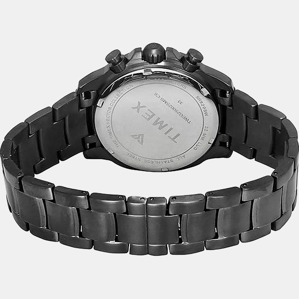 E Class Men Quartz Blue Dial Multi-Function Stainless Steel Watch TWEG25002