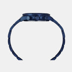 E Class Men Quartz Blue Dial Multi-Function Stainless Steel Watch TWEG25003