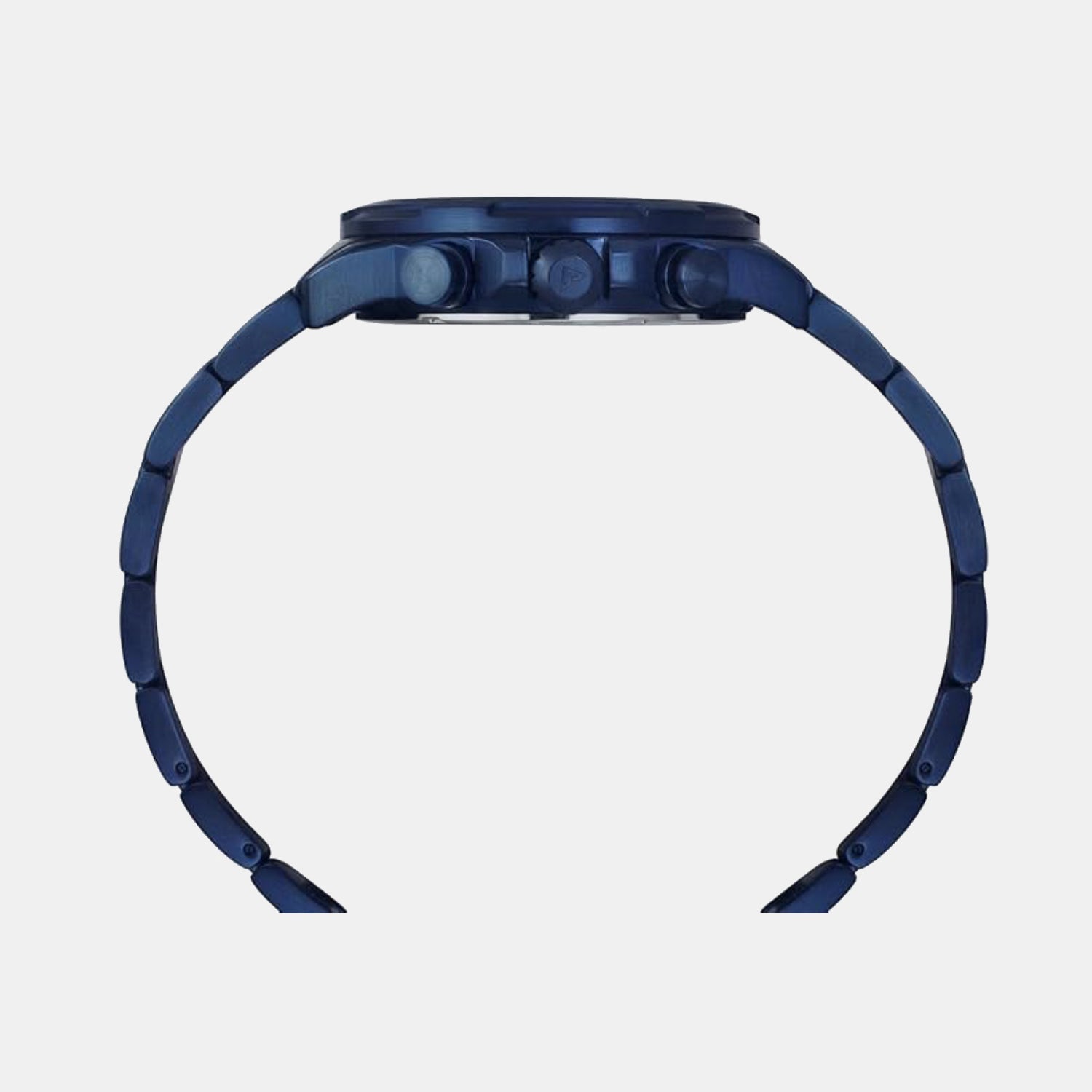 E Class Men Quartz Blue Dial Multi-Function Stainless Steel Watch TWEG25003