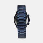 E Class Men Quartz Blue Dial Multi-Function Stainless Steel Watch TWEG25003