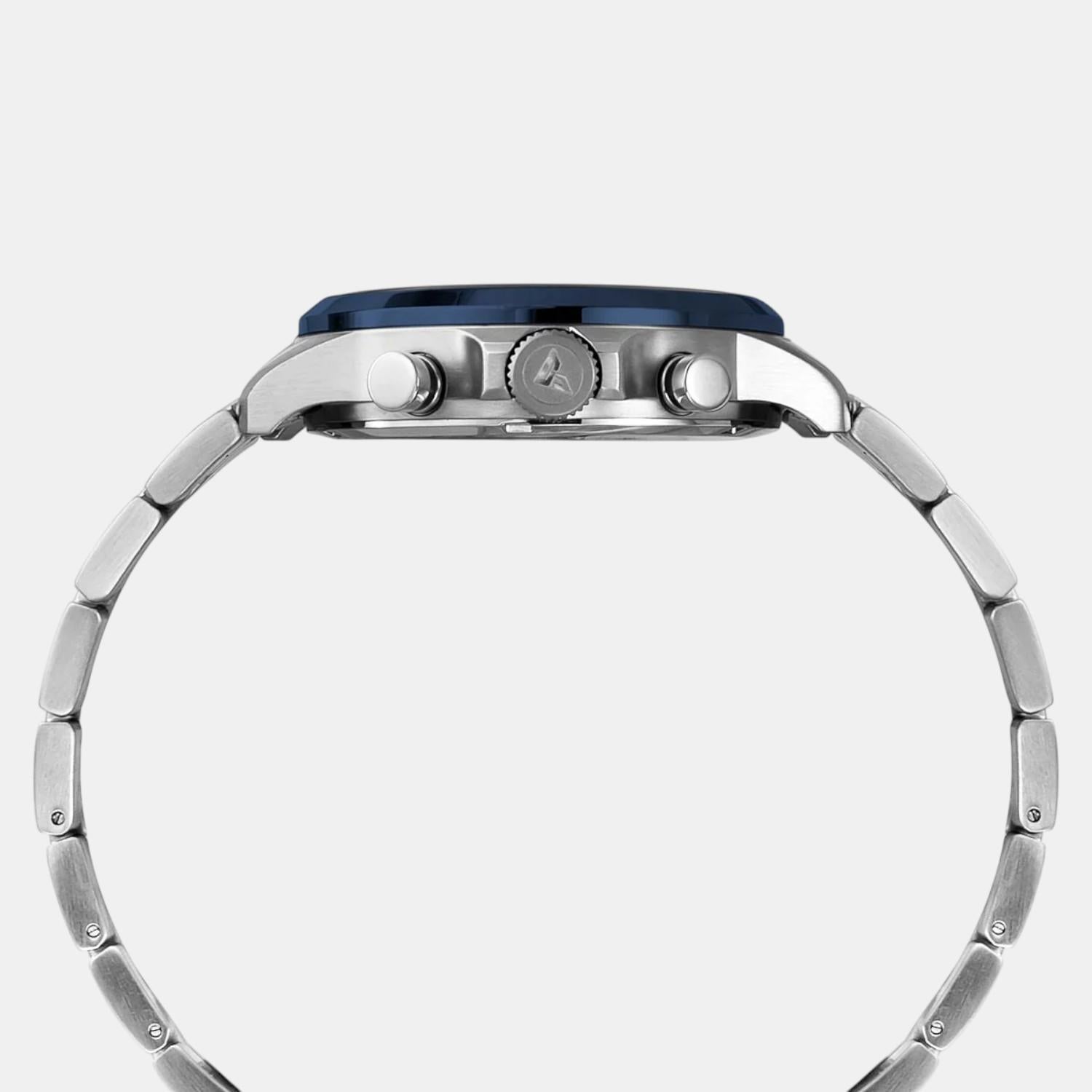 E Class Men Quartz Blue Dial Chronograph Stainless Steel Watch TWEG25101