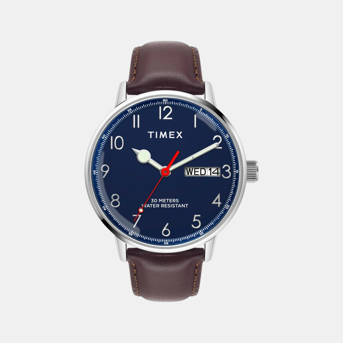 Trendline Men Quartz Blue Dial Analog Leather Watch TWEG25400